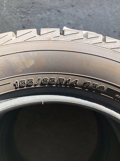 ヨコハマ製 155/65R14 スタッドレス 3本