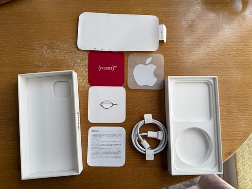 [取引者キャンセルのため再出品]電池純正新品100%  iPhone13赤128GB