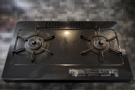 パロマ IC-735WA-L ガスコンロ everychef 2口 グリル付き 美品 取説・箱あり