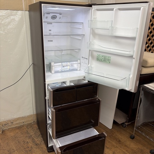 【?買取市場 6ヶ月保証 ジモティー限定価格】R517 ☀️ HITACHI ❘ 日立 5ドア冷蔵庫 (415L・右開き）R-S420