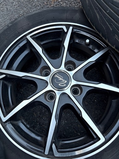 14インチ  14×4.5j +45 軽　4本　ホイールタイヤ 155/65R14