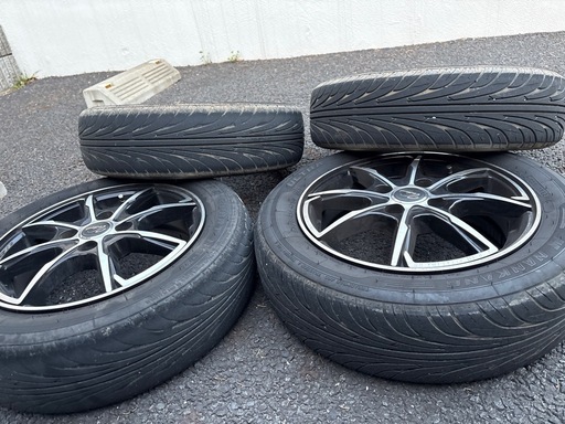 14インチ  14×4.5j +45 軽　4本　ホイールタイヤ 155/65R14