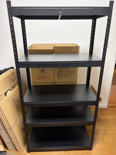 スチールラック (yu) 葛飾の収納家具《スチールラック》の中古あげます 