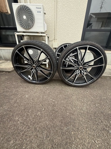 M'z SPEEDアルミホイールタイヤセット22インチ 9J ４本
