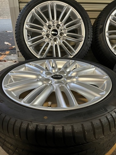 バリ溝　MINIクーパーS F56 純正ホイール &タイヤセット　205/45/R17   PCD112  オフセット54 5H