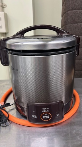 ✨激安価格✨2025年製 【美品】使用期間6ヶ月未満‼️ 保温機能付き✨ガス炊飯器 プロパン 1合〜5.5合炊き LPガス リンナイ 
