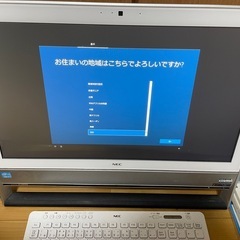 NEC VALUESTAR  VN770LS1YW 一体型Windows10 office core i7・メモリ8GB・21.5インチワイド・WEBカメラ・DVDマルチの画像