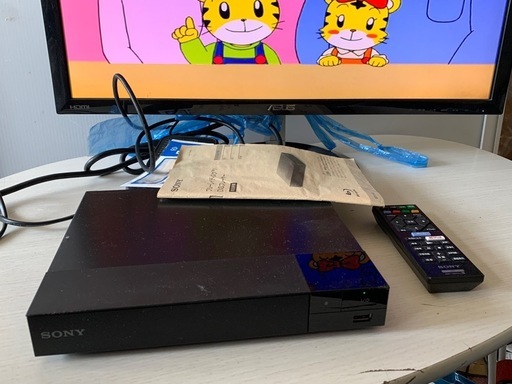 SONY ブルーレイディスク DVDプレーヤー BDP-S1500 取扱説明書 リモコン付き
