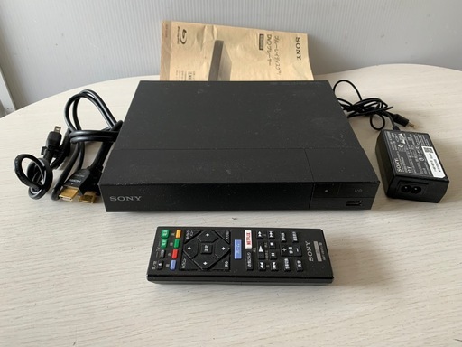 SONY ブルーレイディスク DVDプレーヤー BDP-S1500 取扱説明書 リモコン付き