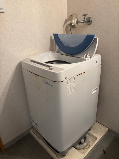 SHARP 全自動洗濯機（5.5kg） (S.Y) 宮古島の生活家電《洗濯機》の中古 