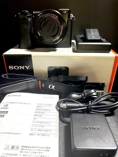 SONY α6000 ミラーレスカメラ レンズ付
