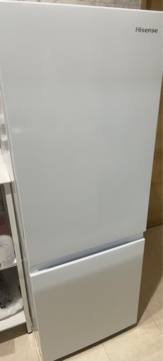 2023年製ハイセンス 冷蔵庫 幅49cm 175L スリム 大容量冷蔵室122L 静音 