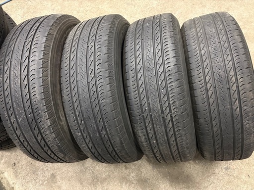 BS 225/65R17 4本 夏タイヤ中古 ハリアーエクストレイルデリカD5などに 
