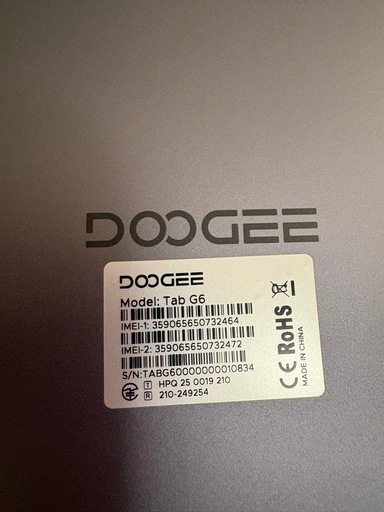 美品 DOOGEE Tab 11インチ256GB Android タブレット