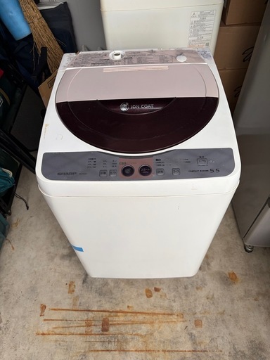 SHARP 5.5kg 洗濯機 (takuaka) 東区役所前の生活家電《洗濯機》の中古 
