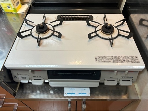 【2025年購入】美品 リンナイ ガステーブル LPガス ラック付き‼︎