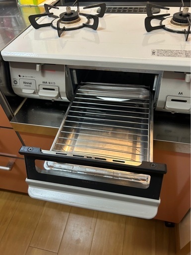 【2025年購入】美品 リンナイ ガステーブル LPガス ラック付き‼︎