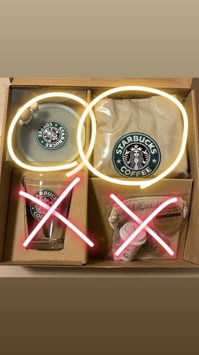 スタバ　30周年限定グッズ　エプロン　コースター