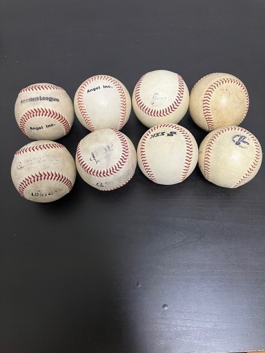 【プロ野球・独立リーグ】ファールボール 8球セット（NPB/BC/マスターズ）
