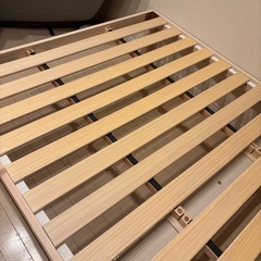 【無料】セミダブルベッド(フレームのみ可)の画像