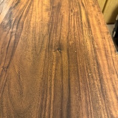 【折りたたみテーブル】ニトリ シェルフィ29045 ミドルブラウンの画像