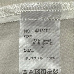 シアーホワイト シャツワンピース Mサイズの画像