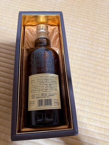 山崎 12年 ピュアモルトウイスキー 箱入り 
