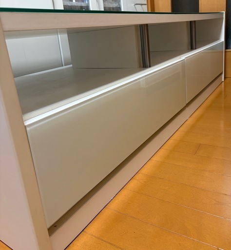 ガラスボードテレビ台