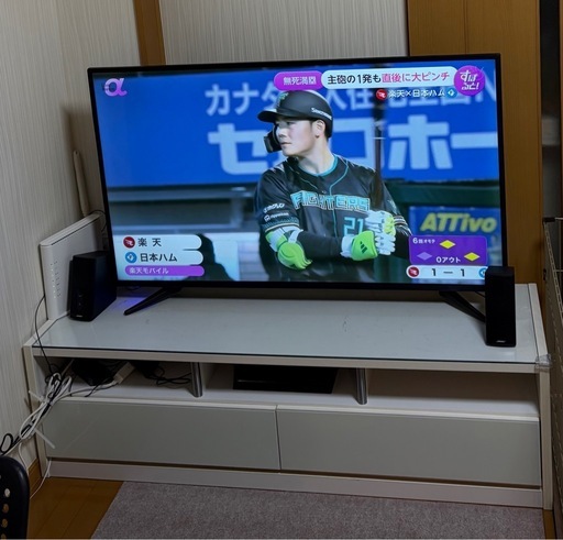 ガラスボードテレビ台