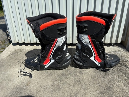 Alpinestarsバイク用レーシングブーツ（中古）
