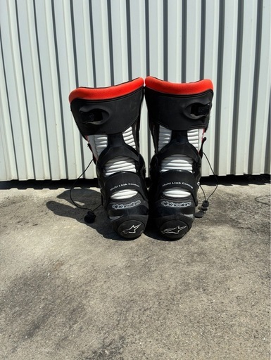 Alpinestarsバイク用レーシングブーツ（中古）