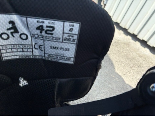 Alpinestarsバイク用レーシングブーツ（中古）