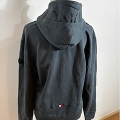 MONCLER モンクレール ダークグレー フロントジッパー パーカー Sサイズの画像
