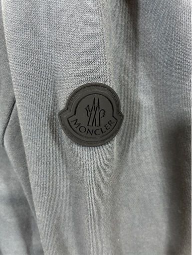 MONCLER モンクレール ダークグレー フロントジッパー パーカー Sサイズ