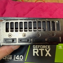 NVIDIA GeForce RTX3060Ti 8GB (ネロリスト) 札幌のPCパーツの中古 
