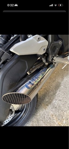 オーバーレーシング　メガホン ZX-25R フルエキ　政府認証　マフラー