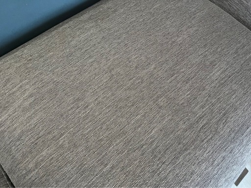 【美品】ニトリゆったり3人掛けソファ（ブラウン）