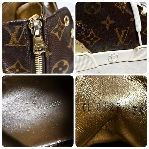 LOUIS VUITTON ルイヴィトン　ステラーライン モノグラム ハイカットスニーカー
