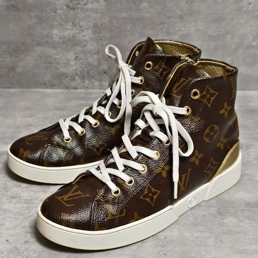 LOUIS VUITTON ルイヴィトン　ステラーライン モノグラム ハイカットスニーカー