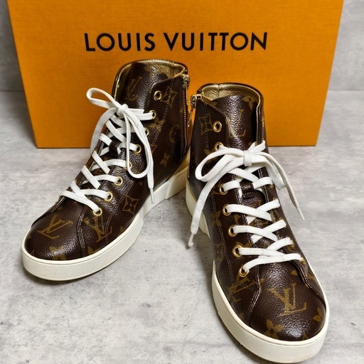 LOUIS VUITTON ルイヴィトン　ステラーライン モノグラム ハイカットスニーカー