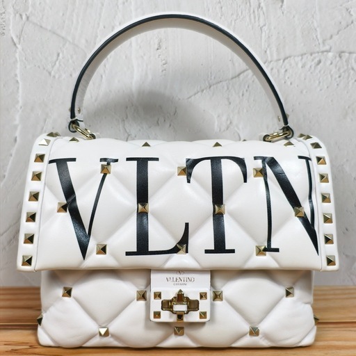 VALENTINO  ヴァレンティノ ガラヴァーニ VLTN キャンディスタッズ ショルダーバッグ 2WAY
