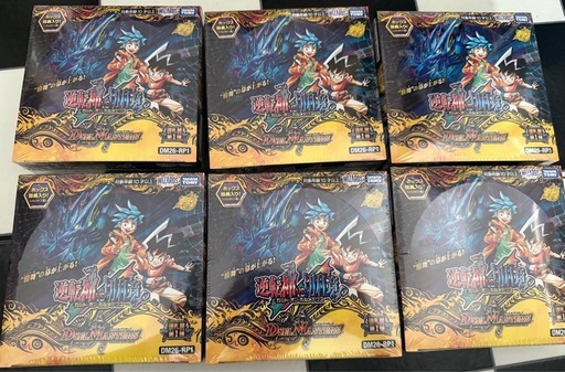 デュエルマスターズ 逆転神VS切札竜 6BOX シュリンク付き デュエマ