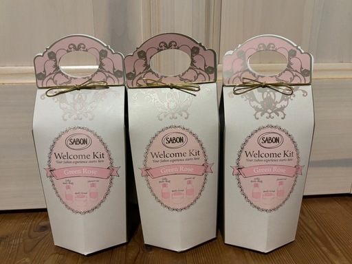 SABON ウェルカムキット　グリーンローズ　３個セット
