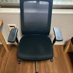 無印 机オーク材 椅子付きの画像