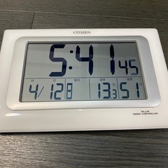 CITIZEN 置時計 温度湿度計の画像