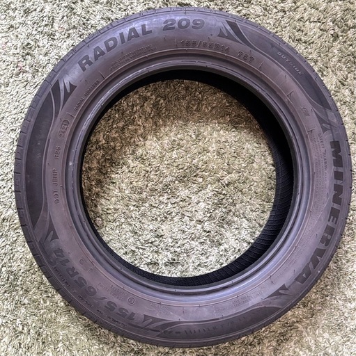ミネルバ RADIAL 209 155/65R14 タイヤ4本セット