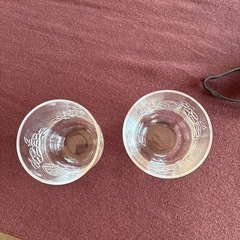 キティちゃんキャラクター耐熱グラス2個セットの画像