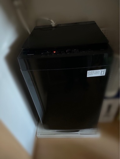 1～2人用洗濯機 ブラック(交渉値下げ可能)