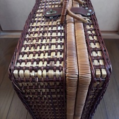 【未使用品】ピクニックセット　4人分　バスケット　の画像