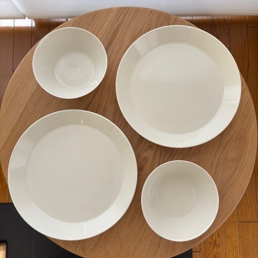 イッタラ　4点食器セット（大皿・ボウル皿）